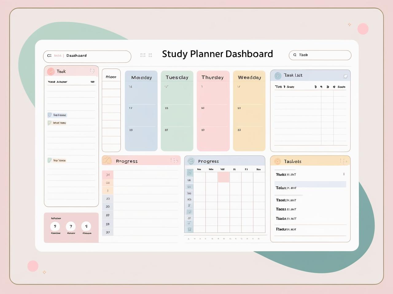 Study Planner Dashboards